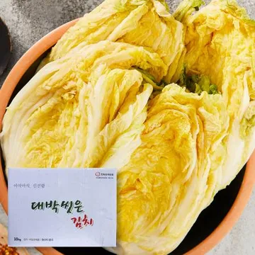 대박씻은 김치 10kg 수입산 묵은지 묵은김치 배추김치 횟집 물김치 백김치