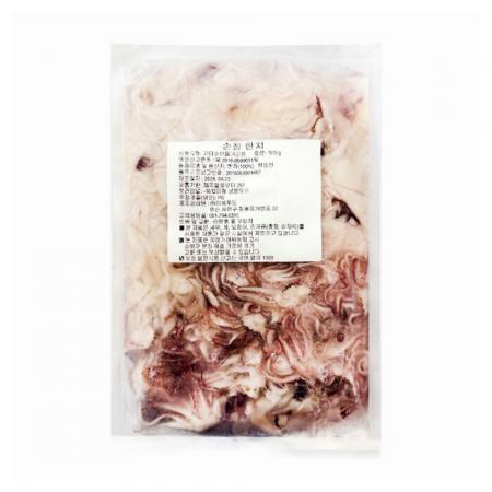 손질한치 원양산 500g (한치채, 몸+다리 채) 한치