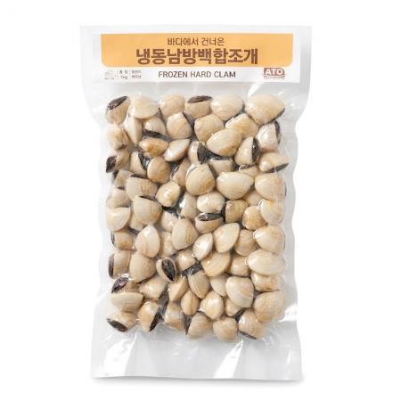 백합조개(60/80) 1kg 냉동 비자숙