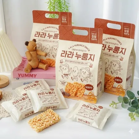 라라 누룽지 스낵 432g(24gx18봉입) 누룽지 과자
