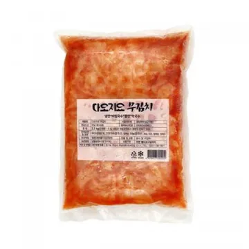 ★여름 특가★ 다오 냉면 무김치 2.5kg 냉면김치