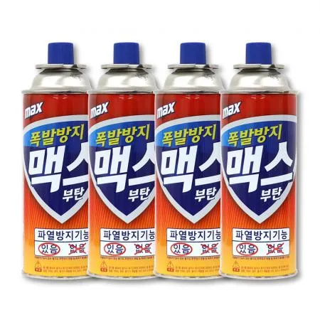 맥스 부탄가스 1줄(220g*4입)