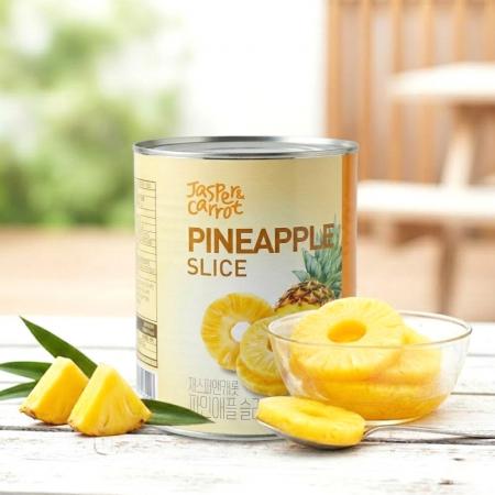 재스퍼앤캐롯 파인애플 슬라이스 3kg 통조림 대용량