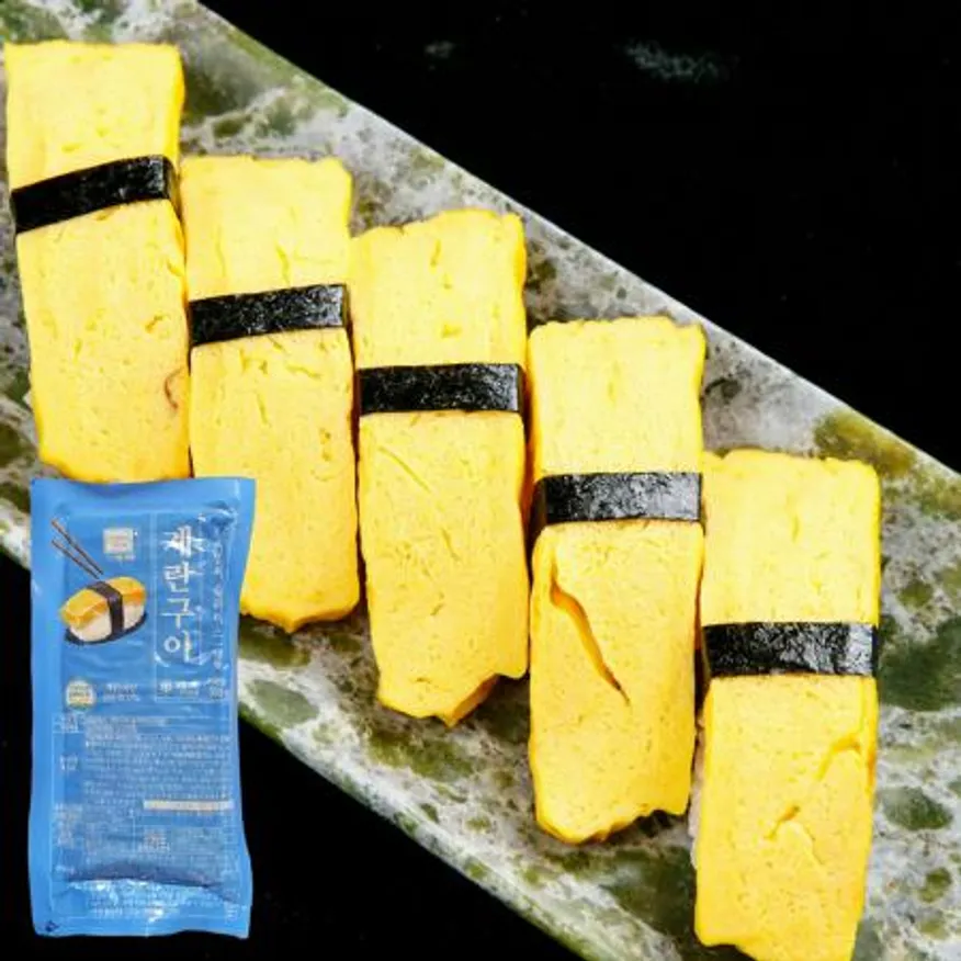프리엄씨 초밥용 계란말이 500g 지단 계란구이 계란초밥 이미지