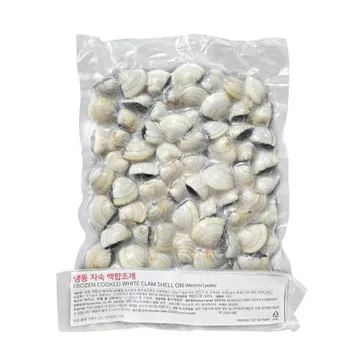 백합조개(60/80) 1kg 냉동 자숙