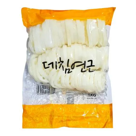 자숙 연근 1kg 삶은 채