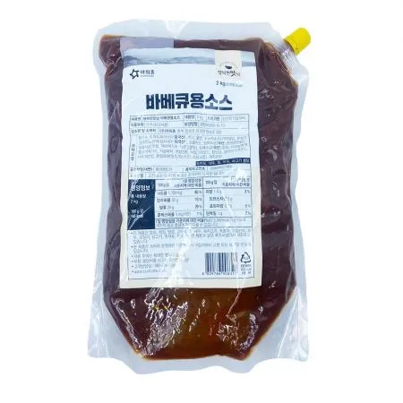 아워홈 대용량 바베큐 소스 2kg 바비큐