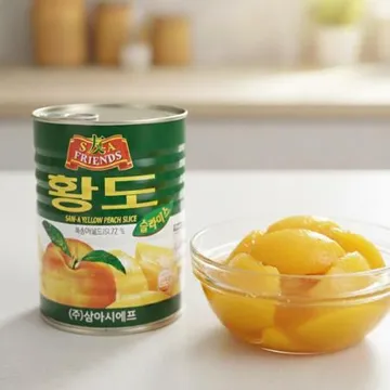 삼아 황도 2.9kg 슬라이스 통조림