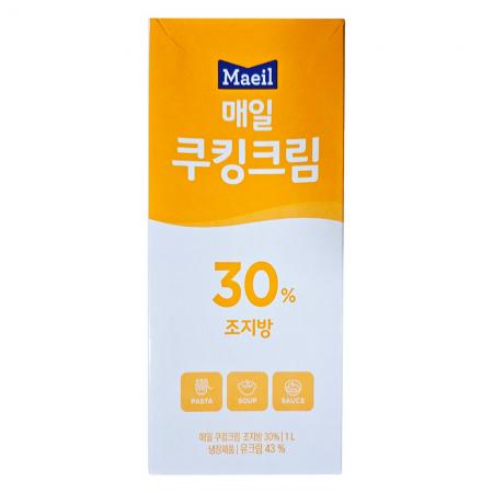 매일 쿠킹크림 1L*10입 조지방 30%