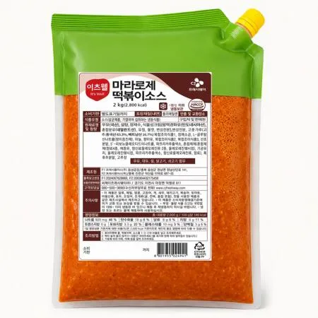 ★초특가★ 이츠웰 마라로제떡볶이 소스 2kg 냉동