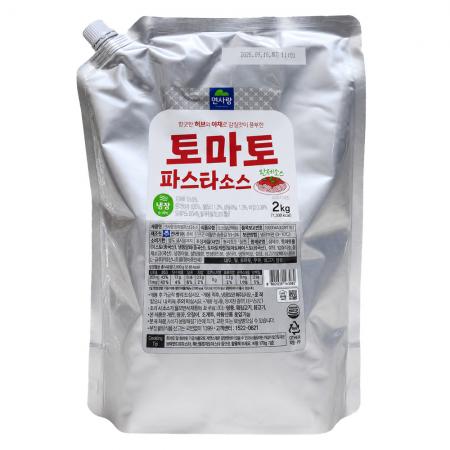 면사랑 토마토 파스타 소스 2kg 스파게티 미트볼