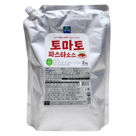 면사랑 토마토 파스타 소스 2kg 스파게티 미트볼