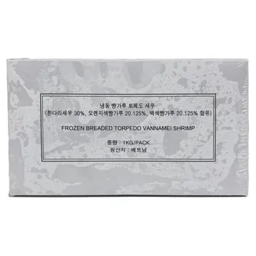 토페도 왕새우튀김 1kg (20g*50입) 냉동 빵가루 새우튀김