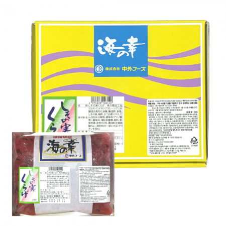 시소노미쿠라게 1kg 냉동 일본산 해파리 초절임 차조기