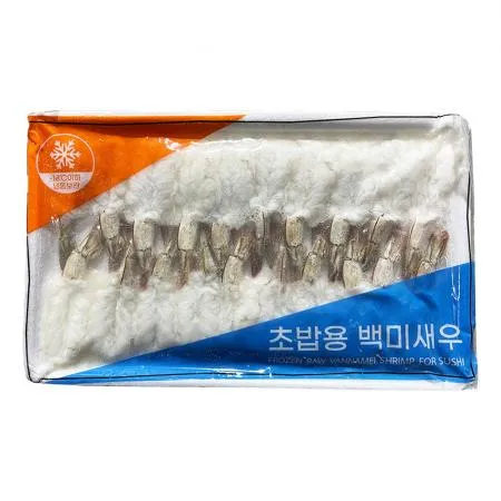 [초밥재료] 새우 백미 160g (8g*20미)