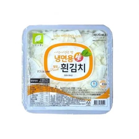 ★한정수량 초특가★웰빙 냉면김치 2.8kg 냉면무 업소용 냉면용 흰김치[유통기한 : 26년 7월 2일] (제한)