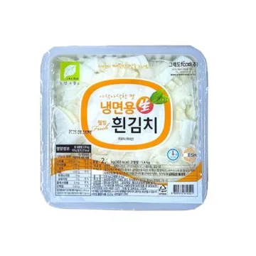 웰빙 냉면김치 2.8kg 냉면무 업소용 냉면용 흰김치