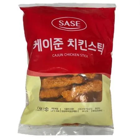 사세 케이준 치킨스틱 1kg 순살 텐더스틱