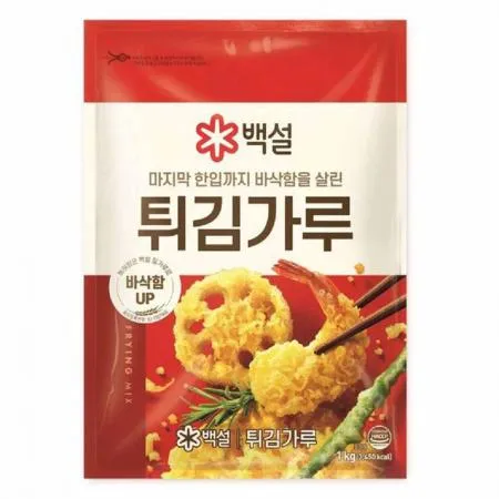 백설 튀김가루 1kg