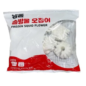 해신 솔방울 오징어 200g (칼집,냉동) 중국산