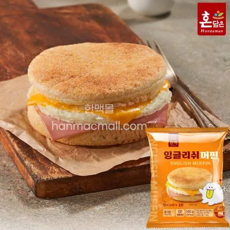한맥 잉글리쉬머핀 햄버거 140g