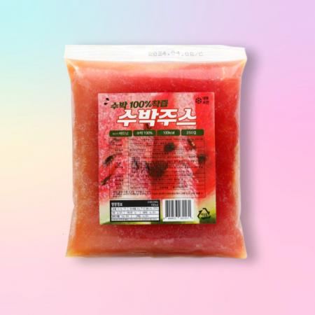 ★여름 특가★ 수박주스 1BOX (250g*40개입) 냉동 미니 수박쥬스 이미지