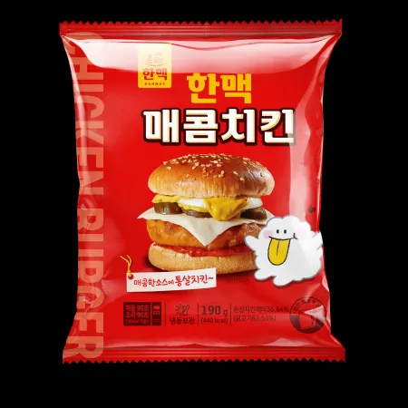 한맥 매콤치킨 햄버거 190g 이미지