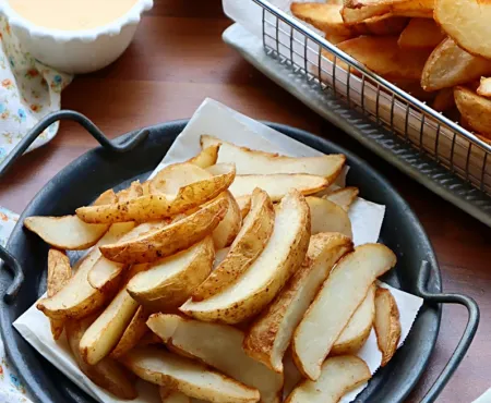 심플롯 냉동감자 2kg 10컷 렌치웨지 반달감자 이미지