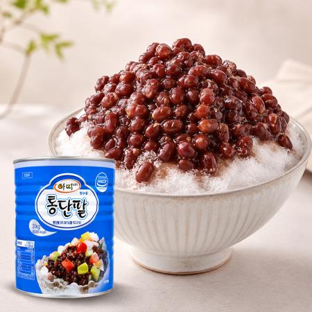 아띠 빙수팥 3kg 통단팥 캔