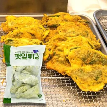 새봄 깻잎튀김 1kg (약 20개)