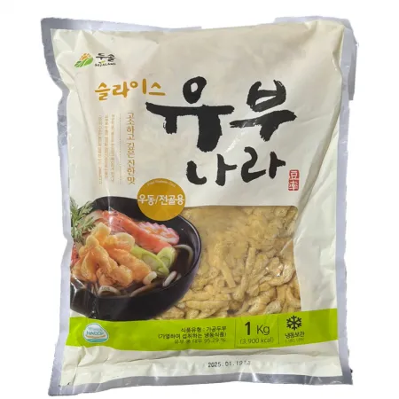 두솔 유부 슬라이스 1kg 유부나라