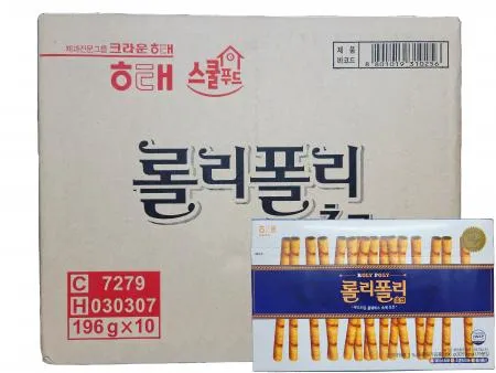 해태 롤리폴리 초코 1.96kg (196g x 10개입) BOX