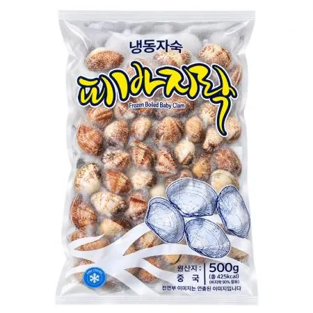 [교차출고] 자숙 피바지락 500g (냉동) 중국산