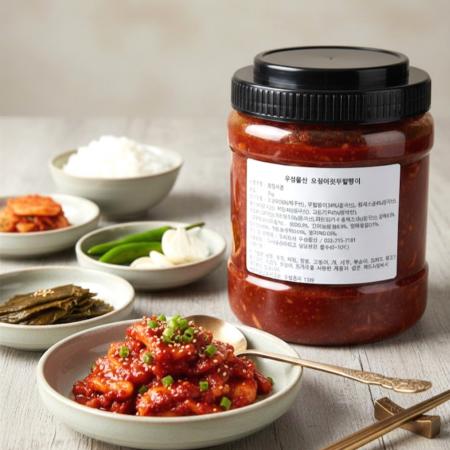 우성물산 오징어젓 무말랭이 2kg