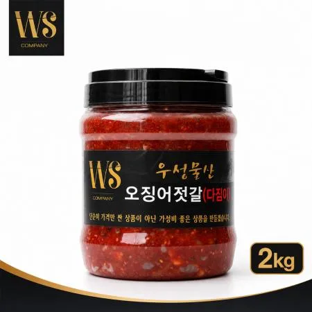 우성물산 양념오징어젓갈 2kg 젓갈