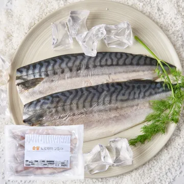순살 노르웨이 고등어 500g 5미 가시없는 고등어