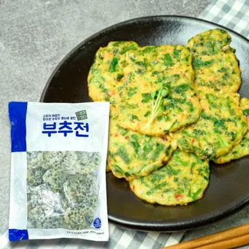 새봄 부추전 1kg (약 31개,냉동)