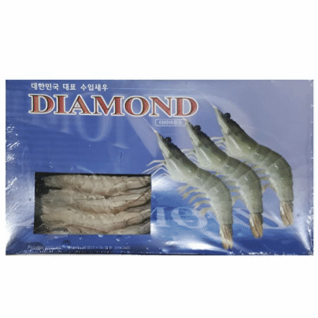 [교차출고] 냉동 흰다리 새우 500g (30미) 수입산