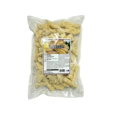 그린푸드 통살오징어튀김 1kg 냉동 튀김 분식 대용량