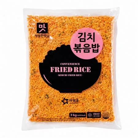 ★초특가★아워홈 김치볶음밥 3kg 냉동 대용량