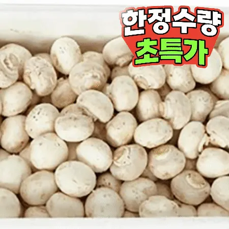 양송이버섯 2kg (특,국내산)BOX