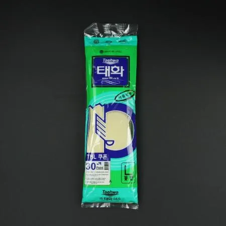 태화 꽃밴 고무장갑 [L/1타/아이보리]