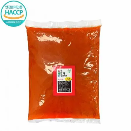 오품가 고춧가루 2.5kg (장용) 중국산 고추가루 고추장