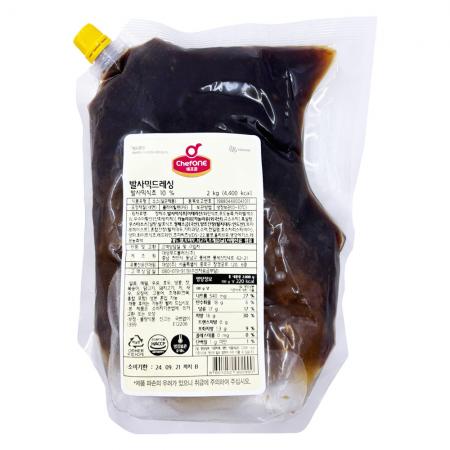 쉐프원 발사믹 드레싱 2kg 샐러드 소스