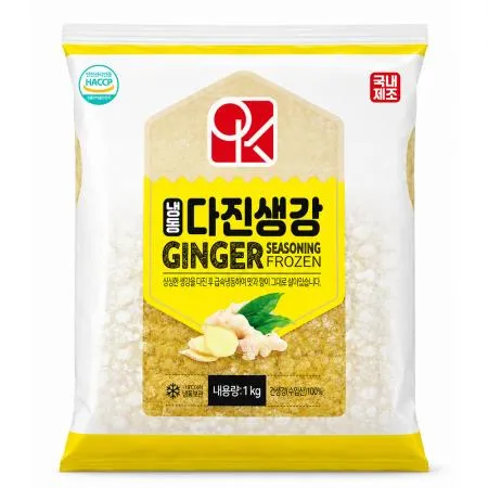 오케이 냉동 다진생강 1kg (간생강, 간) 수입산