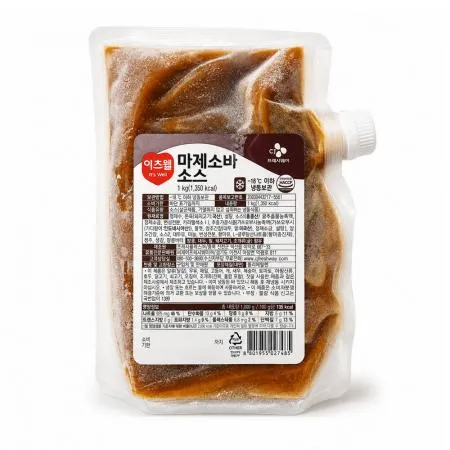 ★초특가★ 이츠웰 마제소바소스 1kg 소바 소바소스 마제소스