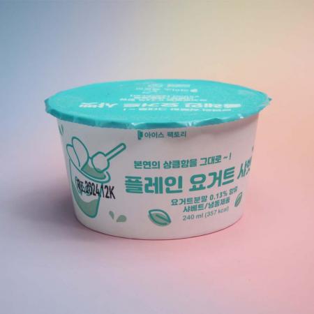 ★여름 특가★ 요거트 샤베트 1BOX (240ml*12개입) 냉동 플레인요거트 이미지