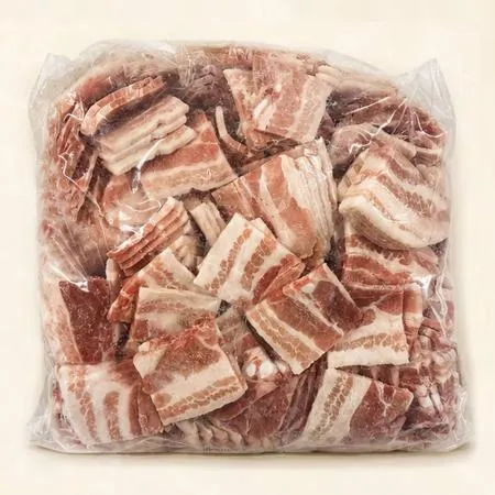 더고기 삼겹살 5kg (5mm,절단) 냉동삼겹 세절 구이 수입산