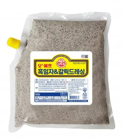 오쉐프 흑임자&갈릭 드레싱 1kg