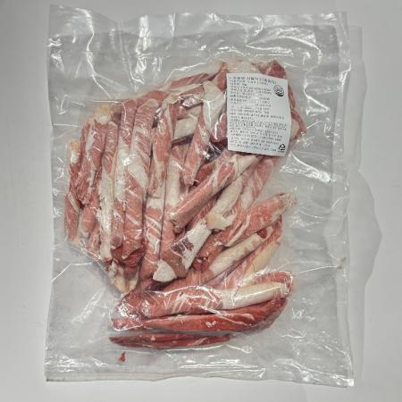 차돌박이 1kg (1.5mm) 수입산 냉동 소고기 샤브샤브 구이